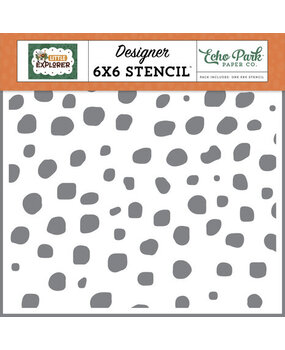 Echo Park Little Explorer Wild Animal Spots Stencil (LE320033)* Echo Park Little Explorer Wild Animal Spots Stencil (LE320033)*