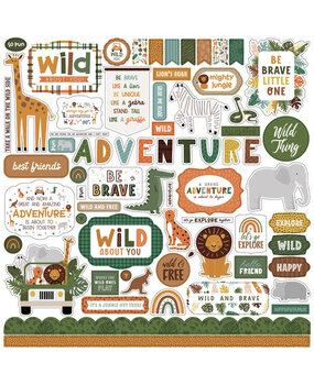 Echo Park Little Explorer 12x12 Inch Element Sticker (LE320014)* Echo Park Little Explorer 12x12 Inch Element Sticker (LE320014)*