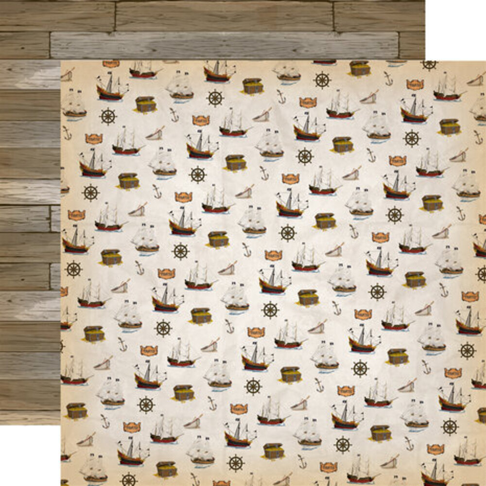 Carta Bella Pirates 12x12 Inch Collection Kit (CBPT318016) Carta Bella Pirates 12x12 Inch Collection Kit (CBPT318016)