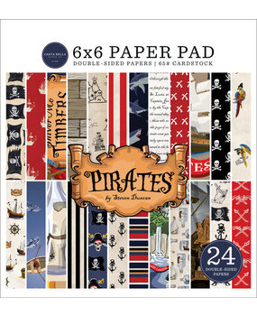 Carta Bella Pirates 6x6 Inch Paper Pad (CBPT318023) Carta Bella Pirates 6x6 Inch Paper Pad (CBPT318023)