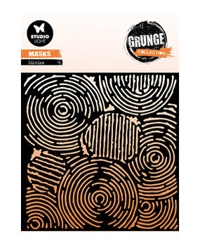 Studio Light Grunge Circles 6x6 Inch Masking Stencil (SL-GR-MASK205) Studio Light Grunge Circles 6x6 Inch Masking Stencil (SL-GR-MASK205)