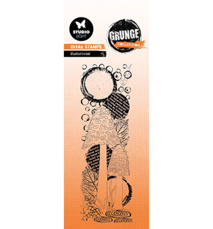 Studio Light Grunge Clear Stamps Mushrooms (SL-GR-STAMP446)