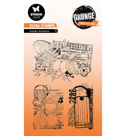 Studio Light Grunge Clear Stamps Autumn Branches (SL-GR-STAMP449) Studio Light Grunge Clear Stamps Autumn Branches (SL-GR-STAMP449)