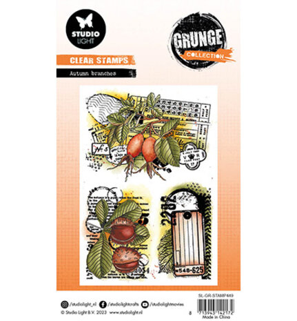 Studio Light Grunge Clear Stamps Autumn Branches (SL-GR-STAMP449) Studio Light Grunge Clear Stamps Autumn Branches (SL-GR-STAMP449)