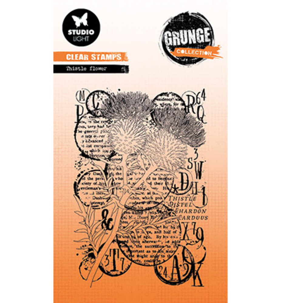 Studio Light Grunge Clear Stamps Thistle (SL-GR-STAMP450) Studio Light Grunge Clear Stamps Thistle (SL-GR-STAMP450)