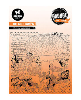 Studio Light Grunge Clear Stamps Forrest Mushrooms (SL-GR-STAMP453)