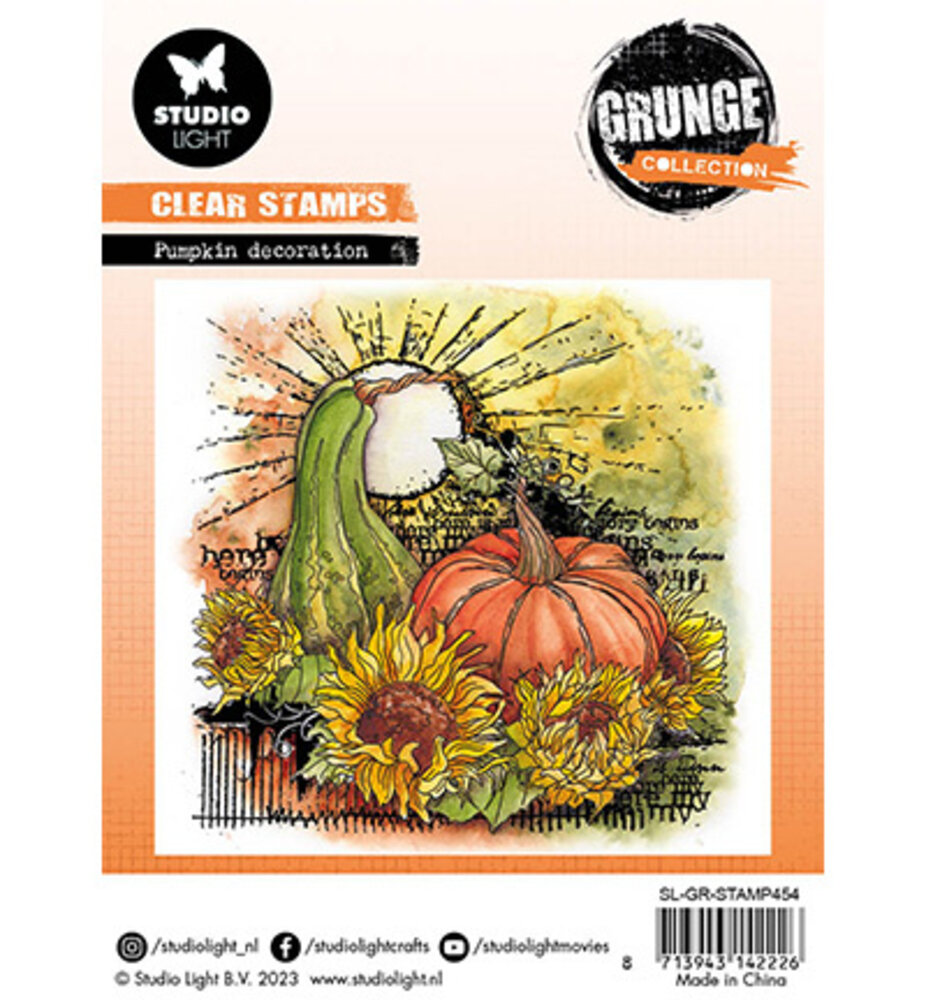 Studio Light Grunge Clear Stamps Pumpkins (SL-GR-STAMP454) Studio Light Grunge Clear Stamps Pumpkins (SL-GR-STAMP454)