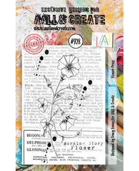 AALL and Create Clear Stamp Set A7 Flower Press (AALL-TP-928) AALL and Create Clear Stamp Set A7 Flower Press (AALL-TP-928)