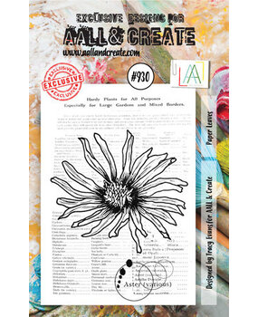 AALL and Create Clear Stamp Set A7 Paper Leaves (AALL-TP-930)