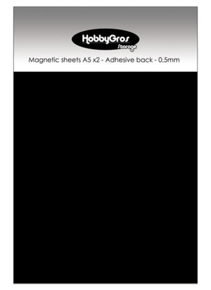 HobbyGross Storage Magnetic Sheets A5 Adhesive Back 0.5mm (SS108) HobbyGross Storage Magnetic Sheets A5 Adhesive Back 0.5mm (SS108)