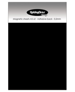 HobbyGros Magnetic Sheets A5 Adhesive Back 0.5mm (SS108)
