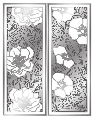 Gemini Floral Panel Helleborus Create-a-Card Dies (GEM-MD-CAD-FP-HEUS)