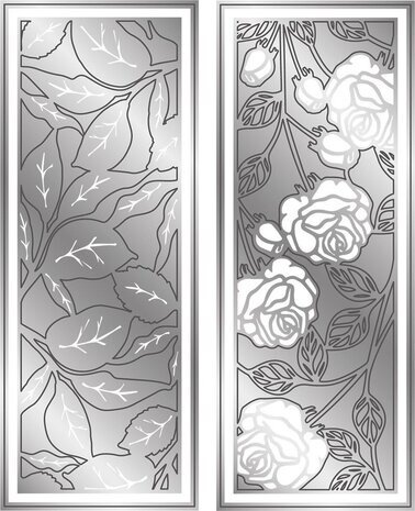 Gemini Floral Panel Rose Create-a-Card Dies (GEM-MD-CAD-FP-ROSE)