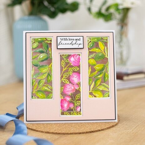 Gemini Floral Panel Rose Create-a-Card Dies (GEM-MD-CAD-FP-ROSE)