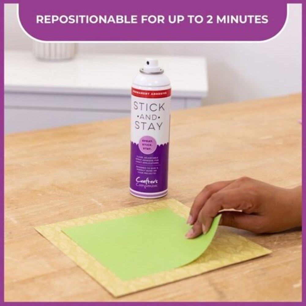 Crafter's Companion Stick & Spray Temporary Repositional Adhesive (STK-SPR) - Copy Crafter's Companion Stick & Spray Temporary Repositional Adhesive (STK-SPR) - Copy
