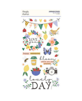 Simple Stories The Little Things Chipboard Stickers (20217) Simple Stories The Little Things Chipboard Stickers (20217)