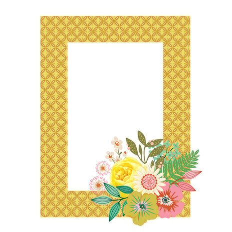 Simple Stories Trail Mix Chipboard Frames (20322)