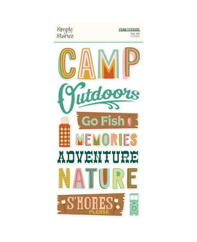 Simple Stories Trail Mix Foam Stickers (20323)