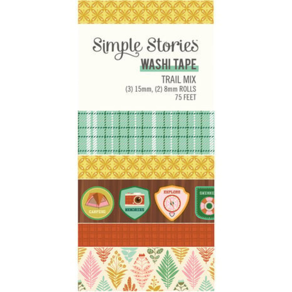 Simple Stories Trail Mix Washi Tape (20326) Simple Stories Trail Mix Washi Tape (20326)