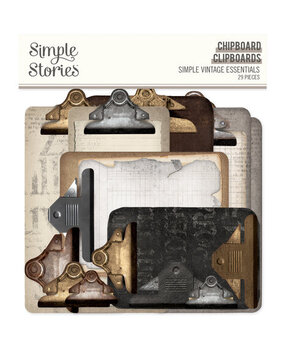 Simple Stories Simple Vintage Essentials Chipboard Clipboards (20415) Simple Stories Simple Vintage Essentials Chipboard Clipboards (20415)