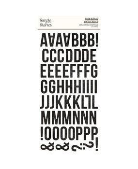 Simple Stories Simple Vintage Essentials Foam Alphas Vintage Black (20421) Simple Stories Simple Vintage Essentials Foam Alphas Vintage Black (20421)