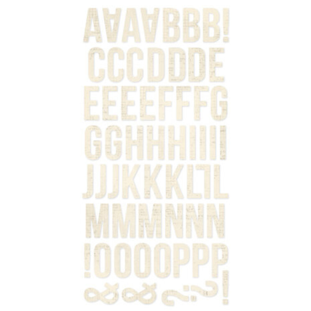 Simple Stories Simple Vintage Essentials Foam Alphas Vintage Cream (20422) Simple Stories Simple Vintage Essentials Foam Alphas Vintage Cream (20422)