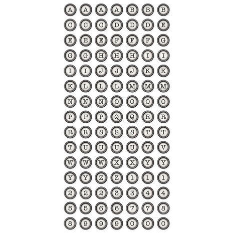 Simple Stories Simple Vintage Essentials Foam Stickers Type Keys (20423) Simple Stories Simple Vintage Essentials Foam Stickers Type Keys (20423)