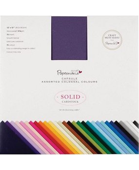 Papermania 12x12 Inch Capsule Textured Cardstock Colossal (PMA 164400) Papermania 12x12 Inch Capsule Textured Cardstock Colossal (PMA 164400)
