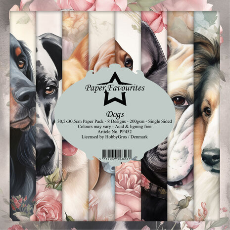 Paper Favourites Dogs 12x12 Inch Paper Pack (PF452) Paper Favourites Dogs 12x12 Inch Paper Pack (PF452)