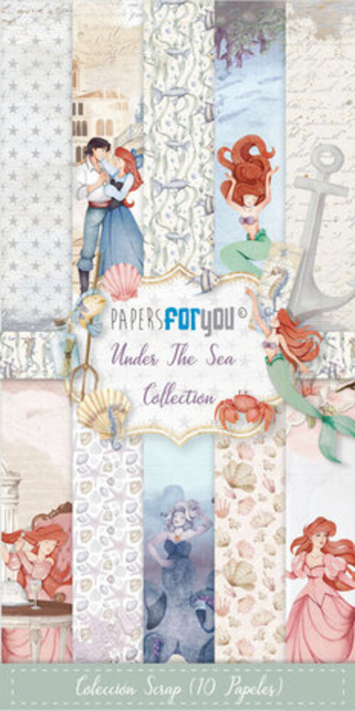 Papers For You Under The Sea Slimline Paper Pack (10pcs) (PFY-12097) Papers For You Under The Sea Slimline Paper Pack (10pcs) (PFY-12097)