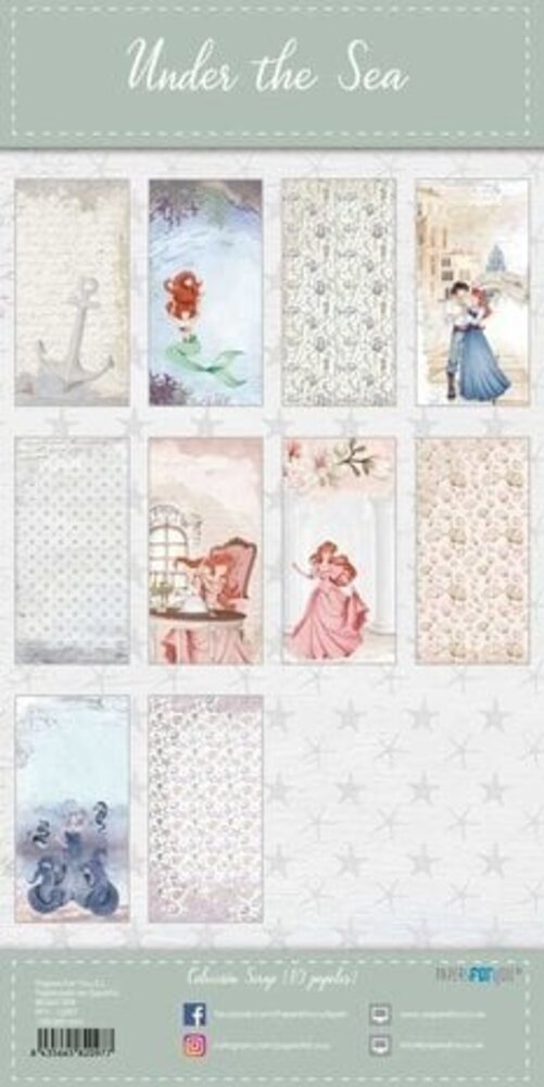 Papers For You Under The Sea Slimline Paper Pack (10pcs) (PFY-12097) Papers For You Under The Sea Slimline Paper Pack (10pcs) (PFY-12097)