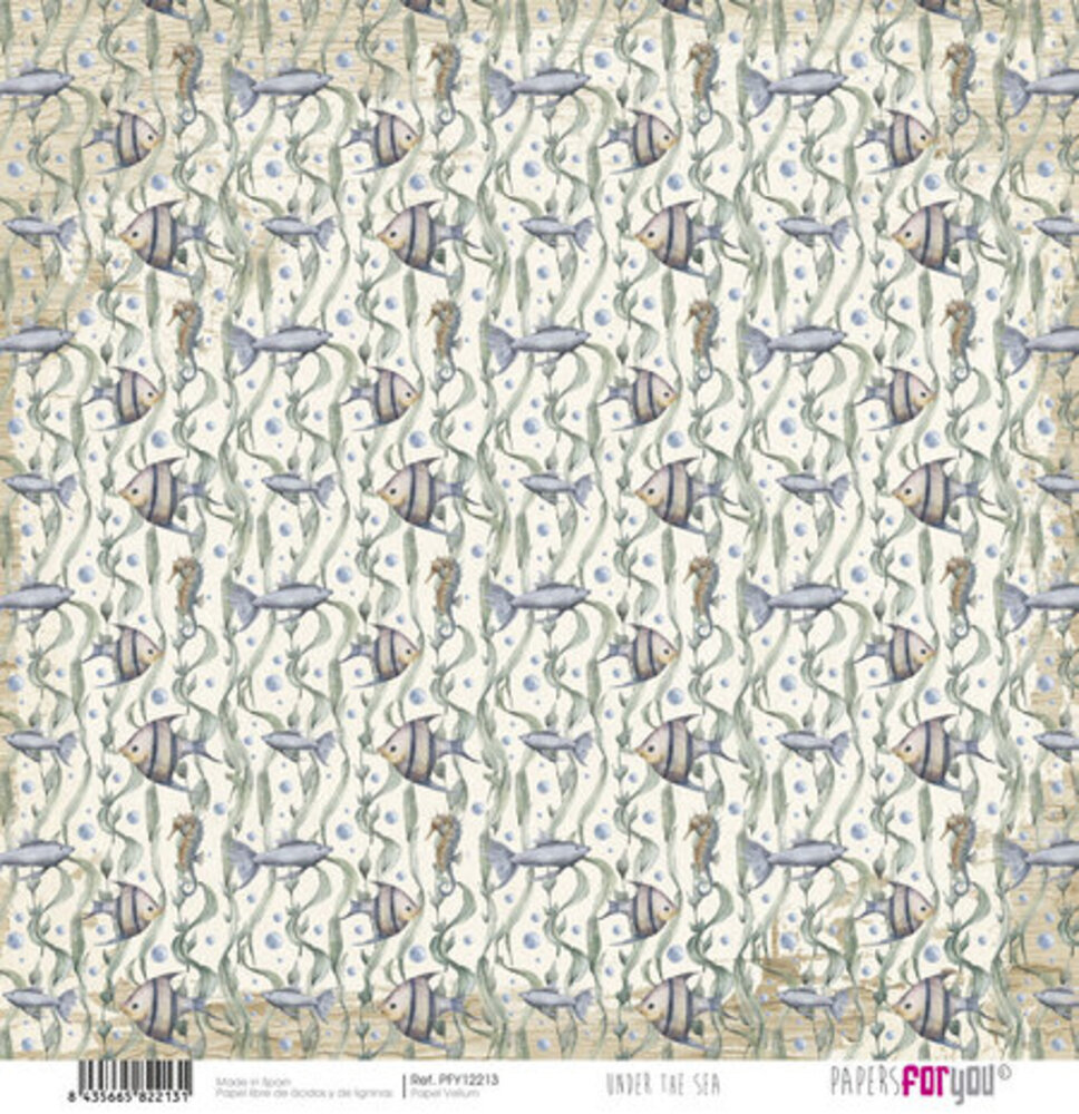 Papers For You Under The Sea 12x12 Inch Vellum Pack (6pcs) (PFY-12212) Papers For You Under The Sea 12x12 Inch Vellum Pack (6pcs) (PFY-12212)