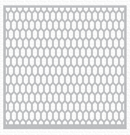 My Favorite Things Happy Hexagons Stencil (ST-183) My Favorite Things Happy Hexagons Stencil (ST-183)