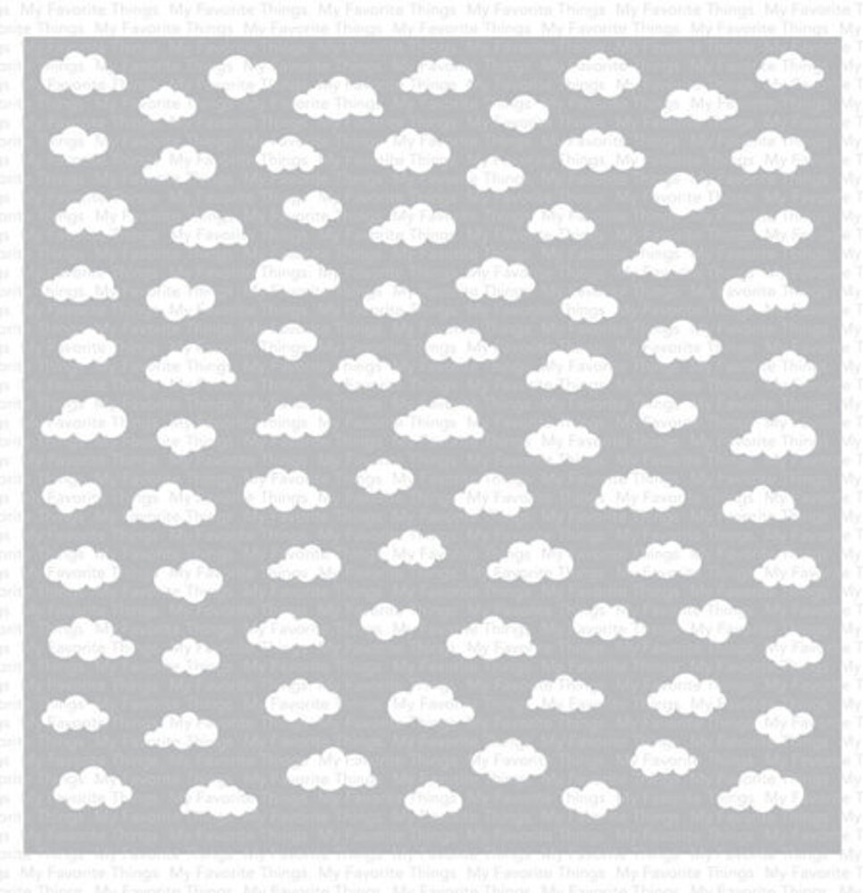 My Favorite Things Tiny Clouds Stencil (ST-184) My Favorite Things Tiny Clouds Stencil (ST-184)