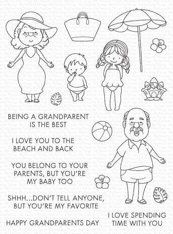 My Favorite Things Being a Grandparent Is the Best Clear Stamps (YUZU-019)