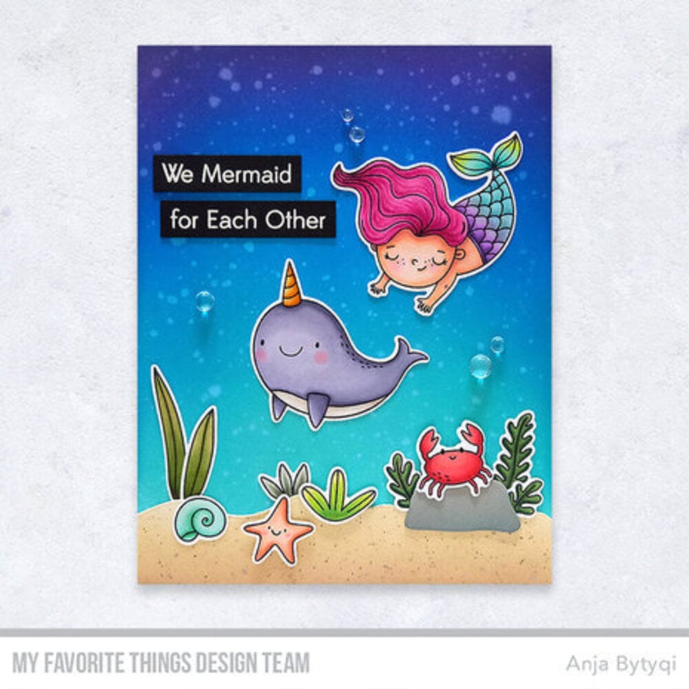 My Favorite Things Mermaid for Each Other Clear Stamps (CS-803)