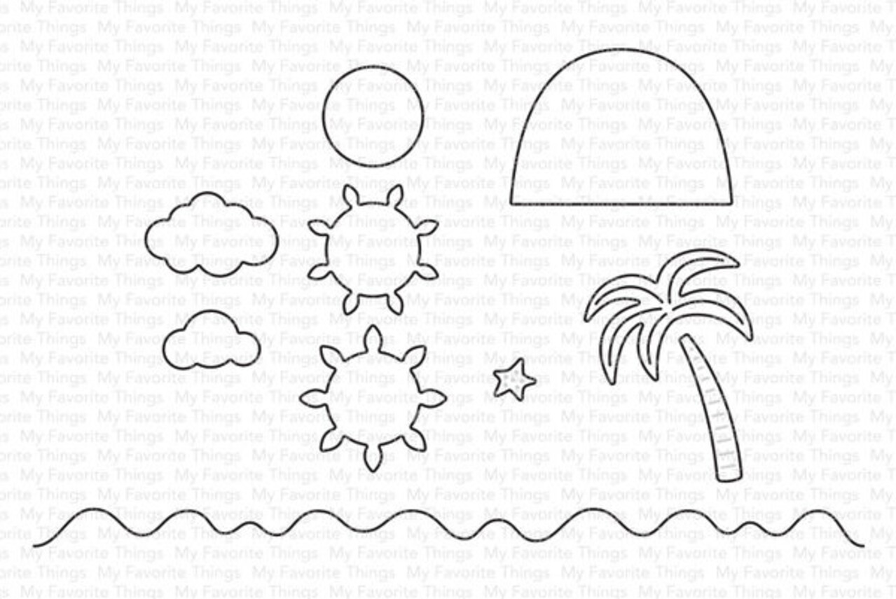 My Favorite Things Die-namics Island Paradise (MFT-2559) My Favorite Things Die-namics Island Paradise (MFT-2559)