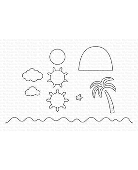 My Favorite Things Die-namics Island Paradise (MFT-2559) My Favorite Things Die-namics Island Paradise (MFT-2559)