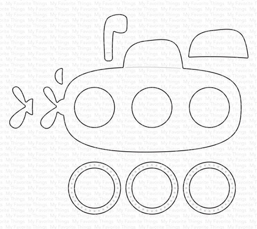 My Favorite Things Die-namics Yellow Submarine (MFT-2562) My Favorite Things Die-namics Yellow Submarine (MFT-2562)