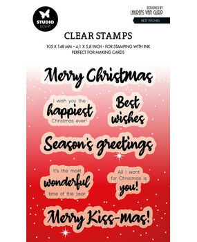 Studio Light Essentials Clear Stamp Best Wishes (BL-ES-STAMP491)*