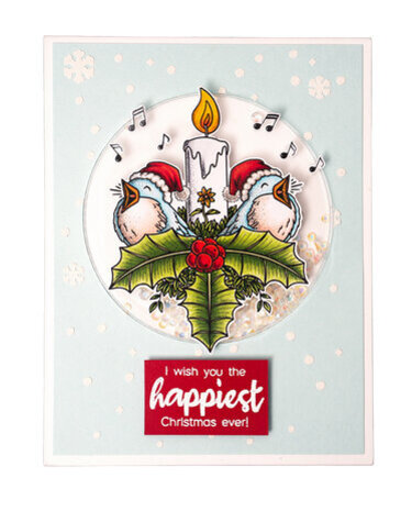 Studio Light Essentials Clear Stamp Best Wishes (BL-ES-STAMP491)