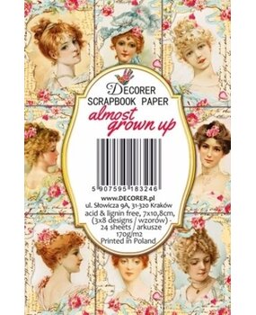 Decorer Almost Grown Up Paper Pack (7x10,8cm) (DECOR-M121) Decorer Almost Grown Up Paper Pack (7x10,8cm) (DECOR-M121)