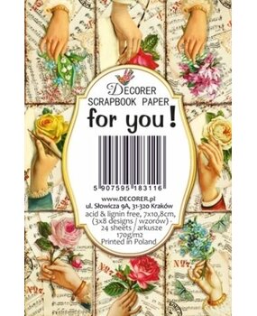 Decorer For You! Paper Pack (7x10,8cm) (DECOR-M122) Decorer For You! Paper Pack (7x10,8cm) (DECOR-M122)