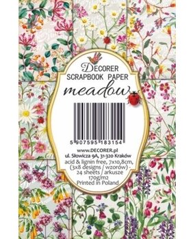 Decorer Meadow Paper Pack (7x10,8cm) (DECOR-M123) Decorer Meadow Paper Pack (7x10,8cm) (DECOR-M123)