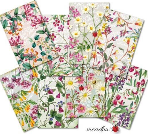 Decorer Meadow Paper Pack (7x10,8cm) (DECOR-M123) Decorer Meadow Paper Pack (7x10,8cm) (DECOR-M123)