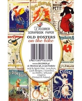Decorer Old Posters On the Bike Paper Pack (7x10,8cm) (DECOR-M127) Decorer Old Posters On the Bike Paper Pack (7x10,8cm) (DECOR-M127)