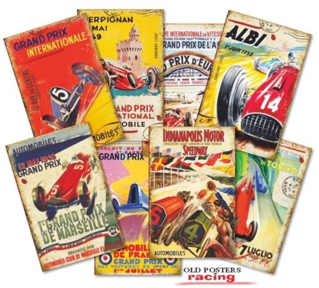 Decorer Old Posters Racing Paper Pack (7x10,8cm) (DECOR-M128) Decorer Old Posters Racing Paper Pack (7x10,8cm) (DECOR-M128)