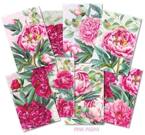 Decorer Pink Peony Paper Pack (7x10,8cm) (DECOR-M132) Decorer Pink Peony Paper Pack (7x10,8cm) (DECOR-M132)