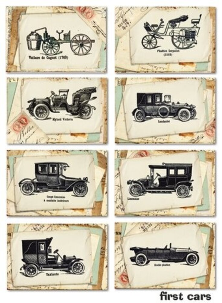 Decorer First Cars Paper Pack (7x10,8cm) (DECOR-M136)