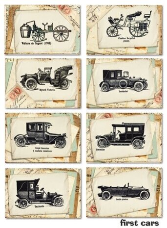 Decorer First Cars Paper Pack (7x10,8cm) (DECOR-M136)